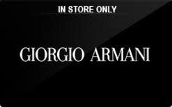 Giorgio Armani gift card balance. Gift card balance Giorgio Armani