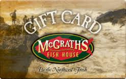 McGrath's Fish House gift card balance. Gift card balance McGrath's Fish House